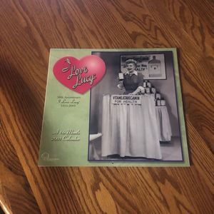 I Love Lucy 50th anniversary 16 month 2001 calendar new!